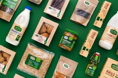 設計欣賞 | 純天然綠色調的超市食品包裝設計 食品